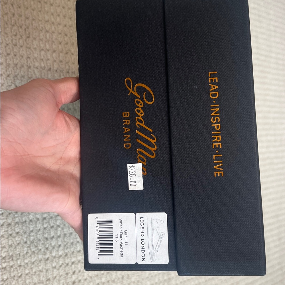 THE GOOD MAN BRAND legend London G97L-11 white dark vachetta - Picture 14 of 14